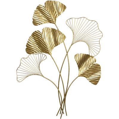 Wanddekoobjekt "Wanddekoration", gold (goldfarben), B:60cm H:79cm T:3cm, Metall, HOFMANN LIVING AND MORE, Wanddekoobjekte Image