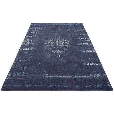Teppich "Medaillon" Gr. 31, blau (ocean), B:140cm H:5mm L:200cm, Baumwolle, Kunstfaser, GALLERY M BRANDED BY MUSTERRING, Teppiche, Flachgewebe, Wohnzimmer Image