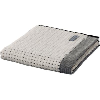 Saunatuch MÖVE "Eden Piquee", beige (natur), B:80cm L:200cm, Walkfrottier, Obermaterial: 100% Baumwolle, Handtücher (Packung), mit Lederetikett Image