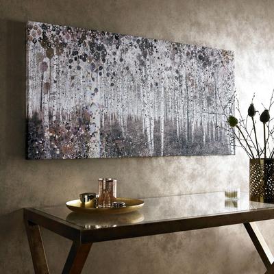 Leinwandbild ART FOR THE HOME "Birkenwald", beige (farbe bild(er): beige, braun), B:120cm H:60cm, Bilder, Geschenkartikel Image