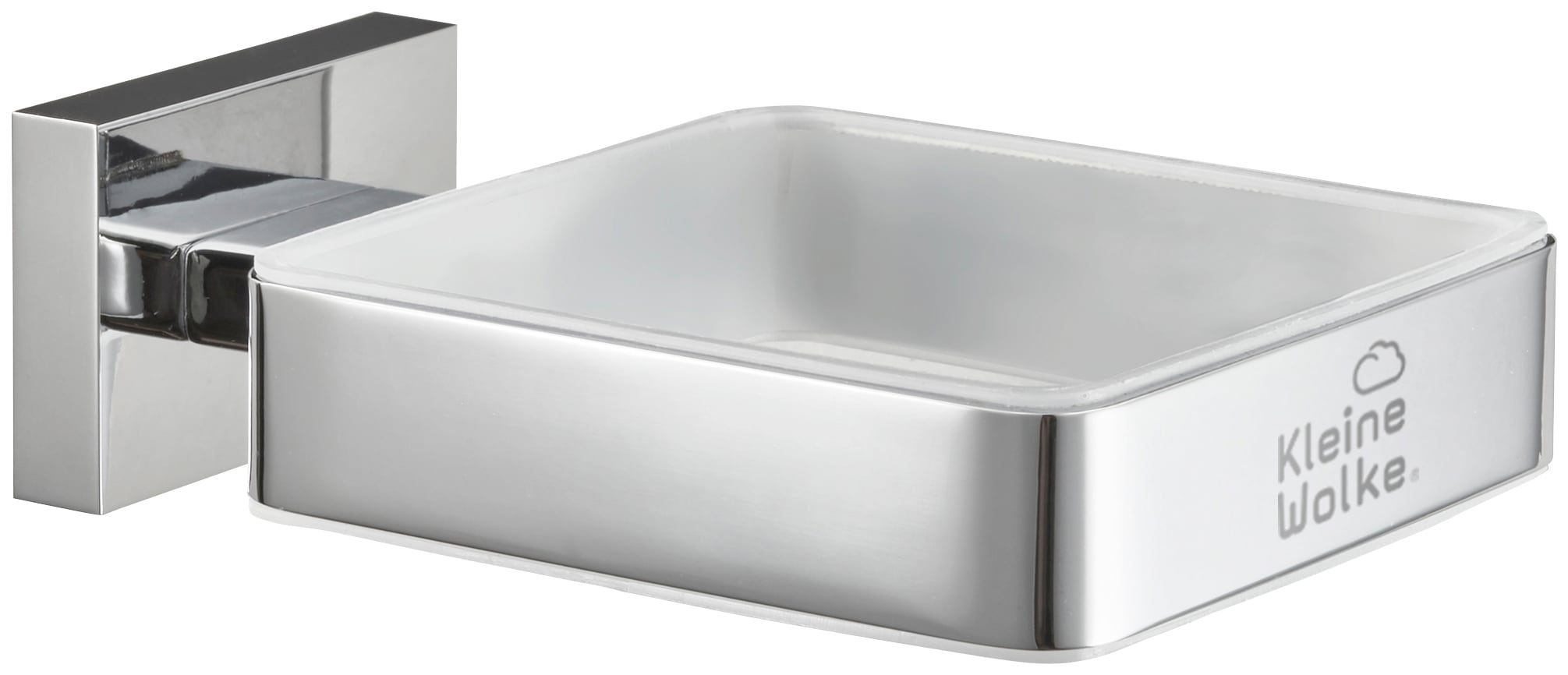 Seifenspender KLEINE WOLKE "Meo", weiß, Edelstahl, Glas, Messing, Dosierspender, Glas/Edelstahl