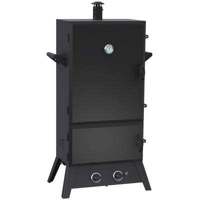 Gasgrill EL FUEGO "Portland XXL", schwarz, B:80cm H:145cm T:52cm, Grills, BxTxH: 80x52x145 cm