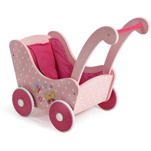 „Puppenwagen CHIC2000 „“Holzspielzeug, Papilio Pink““ pink Kinder Puppenwagen -trage“