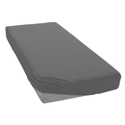 Spannbettlaken BELLANA "bellana Frottier", grau, B:140-160cm L:200cm, Frottee, Obermaterial: 80% Baumwolle, 20% Polyester, Laken, weich und angenehm zur Haut Image
