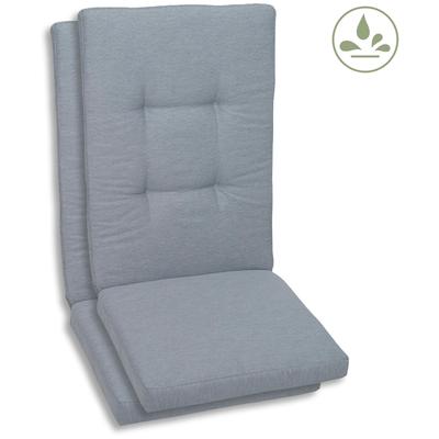 Hochlehnerauflage GO-DE, grau, B:120cm H:7cm T:50cm, Bezug: 100% Polyester, Polsterauflagen, wasserabweisend Image
