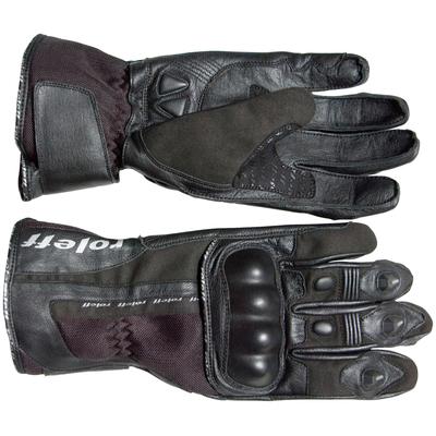 Motorradhandschuhe ROLEFF "RO 45" Handschuhe Gr. M, schwarz Motorradhandschuhe