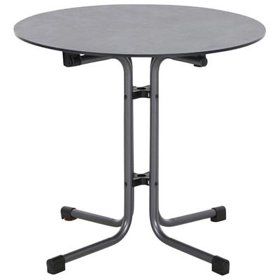 Klapptisch SIENA GARDEN "Sola", grau (anthrazit), B:80cm H:71cm T:80cm, Tische