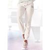 Jogginghose BUFFALO, Damen, Gr. 32/34, N-Gr, weiß, angeraute Sweatware, Obermaterial: 60% Baumwolle, 40% Polyester, unifarben, casual, bequem lang, Hosen, mit seitlichen Eingrifftaschen, Loungeanzug
