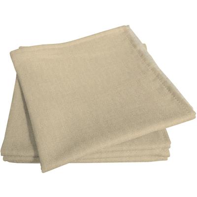 Stoffserviette ADAM "Uni Light Collection" Gr. 1, beige, B:30cm L:30cm, Obermaterial: 73% Leinen, 27% Baumwolle, Servietten