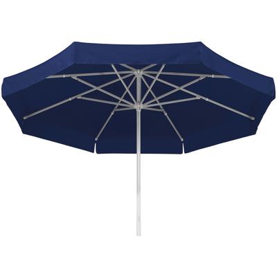 Marktschirm SCHNEIDER SCHIRME "Jumbo", blau (dunkelblau), Obermaterial: 100% Polyester, Standschirme, ØxH: 400x295 cm, Aluminium/Polyester Image