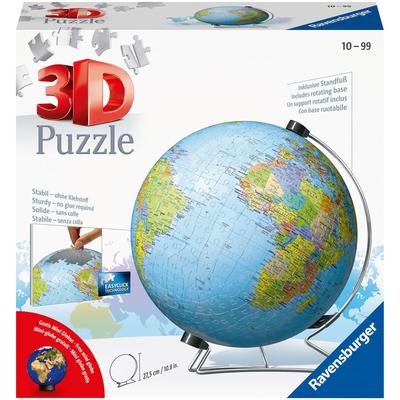 Puzzleball RAVENSBURGER "Globus in deutscher Sprache" Puzzles bunt Kinder Made in Europe, FSC - schützt Wald weltweit