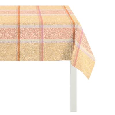 Tischdecke APELT "6106 SPRINGTIME, Paisley, Frühjahrsdeko, Frühling" Gr. 1, bunt (orange, bunt), B:48cm L:135cm, Polyester, Tischdecken Image