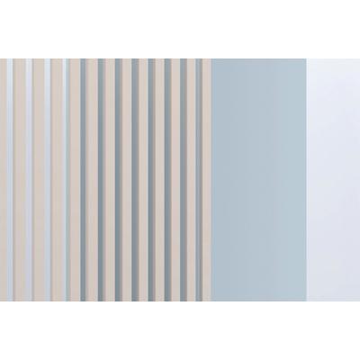 Fototapete LIVING WALLS "Walls by Patel Illusion Room", blau (blau1), B:4,00m L:2,7m, Vlies, Tapeten, Vlies, Wand