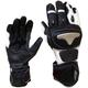 Motorradhandschuhe PROANTI Handschuhe Gr. L, schwarz-weiß (weiß, schwarz) Motorradhandschuhe