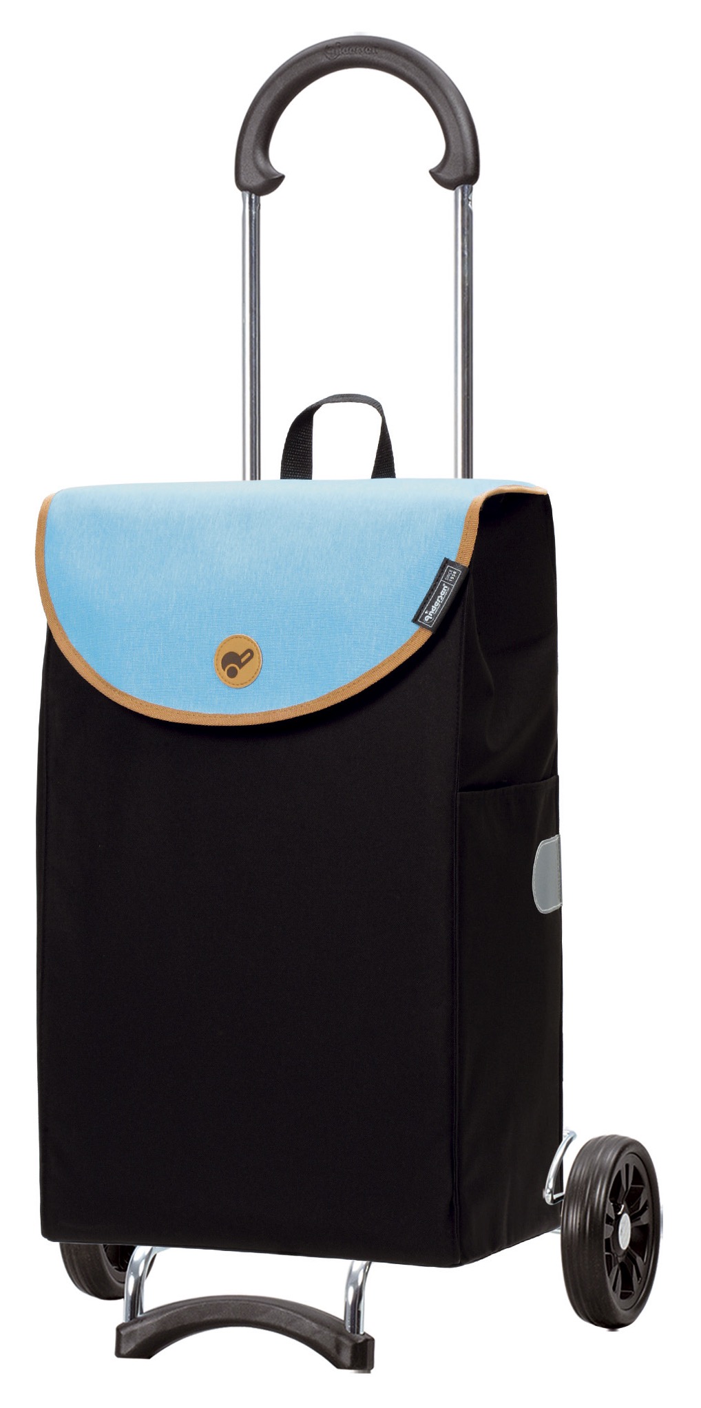 Einkaufstrolley ANDERSEN "Scala Shopper Lova", blau, B:45cm H:101cm T:27cm, Polyester, Einkaufskörbe Image