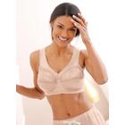 Entlastungs-BH GLAMORISE, Damen, Gr. 100, Cup F, beige (puder), 50% Polyamid, 40% Polyester, 10% Elasthan, BHs