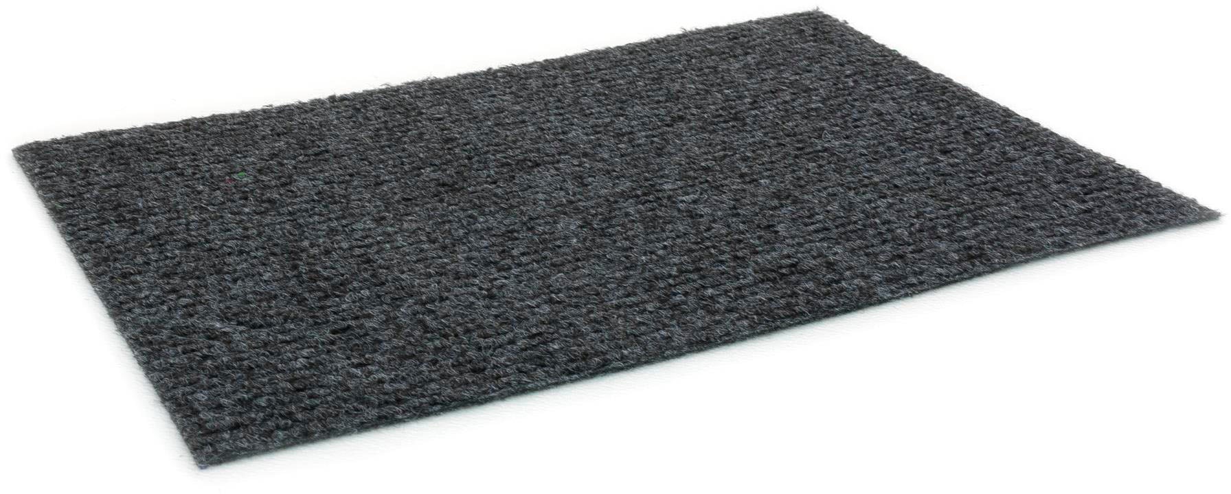 Nadelvliesteppich "MALTA", grau (anthrazit), B:200cm H:2,5mm L:5.800cm, Polypropylen, PRIMAFLOR-IDEEN IN TEXTIL, Teppiche, Uni-Farben, strapazierfähig & pflegeleicht, Kurzflor, Nadelvlies Image