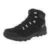 Wanderschuh JACK WOLFSKIN "REFUGIO TEXAPORE MID M", Gr. 44,5, schwarz, Leder, Textil, Synthetik, sportlich, Schuhe, Wasserdicht