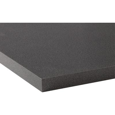 Arbeitsplatte WIHO KÜCHEN "Flexi 28", grau (granit grau), B:290cm H:2,8cm T:60cm, Holzwerkstoff, Spanplatte, Tischplatten, 28 mm stark Image