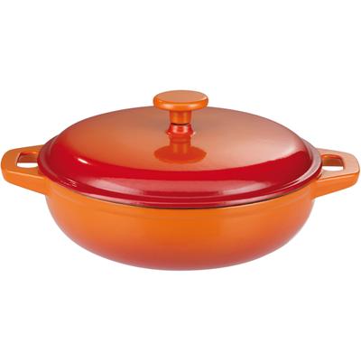 Schmortopf GSW "Orange Shadow" Töpfe Gr. 4,5 l + Ø 30cm, orange Induktion