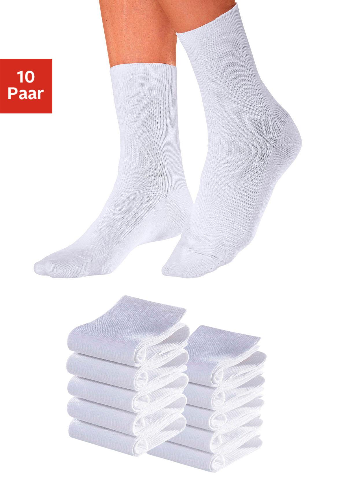 Arbeitssocken GO IN, Damen, Gr. 35-36, weiß, Baumwolle, Polyamid, uni und gemustert, elastisch, Socken, für medizinische Berufe Image