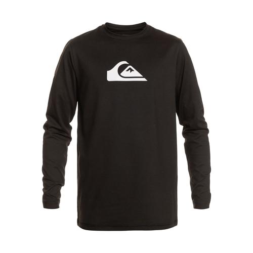 „Neopren Shirt QUIKSILVER „“Solid Streak““ Gr. M/175 – 180 cm & 68 – 77 kg, schwarz (black) Herren Shirts Surfen“