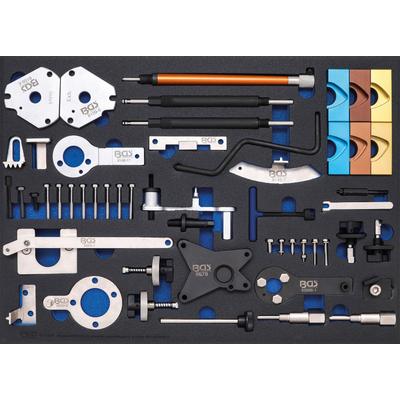 Werkzeugset BGS "Werkstattwageneinlage 3/3: Motor-Einstellwerkzeug", silber (baumarkt), Werkzeugsets, für Fiat, Alfa, Lancia, Opel, Suzuki, Ford