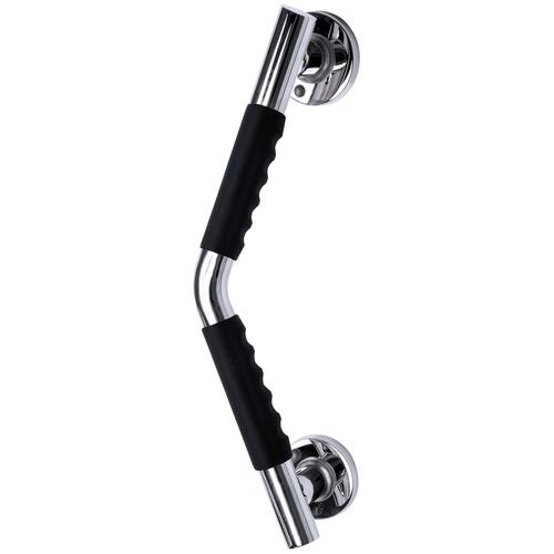 „Wandgriff RIDDER „“Winkel-Haltegriff Ken““ Haltegriffe grau (chromfarben) Barrierefreies Bad Länge: 43 cm“