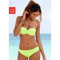 Bandeau-Bikini-Top S.OLIVER "Spain" Gr. 42, Cup E, grün (lime) Damen Bikini-Oberteile Ocean Blue Bestseller