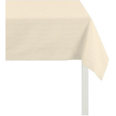 Tischdecke APELT "4362 Rips - UNI" Gr. 5, beige (natur), B:45cm L:135cm, Polyester, Baumwolle, Tischdecken, UNI-BASIC Image