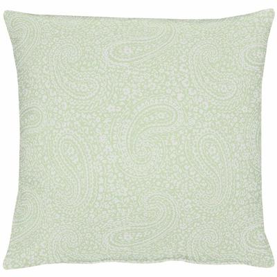 Dekokissen APELT "7907 Uni Paisley" Gr. 2, blau (türkis, unifarben), B:48cm L:48cm, Polyester, Kunstfaser, Dekokissen_Sitzkissen_Kissenhüllen, Kissenhülle mit Füllung, 1 Stück Image