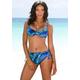 Bügel-Bikini LASCANA Gr. 42, Cup B, blau (blau, bedruckt) Damen Bikini-Sets Ocean Blue