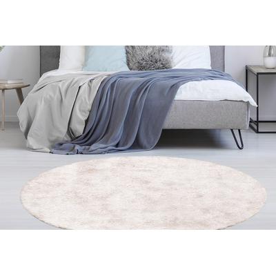 Hochflor-Teppich CALO-DELUXE "Masada 900" Gr. 9, rosa, H:40mm Ø:120cm, Kunstfaser, Teppiche, Wohnzimmer Image