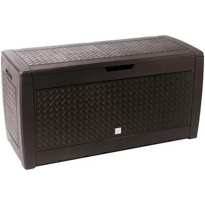 Aufbewahrungsbox PROSPERPLAST "Matuba, TOPSELLER", braun, B:119cm H:60cm T:48cm, Aufbewahrungsboxen, 310 l Fassungsvermö