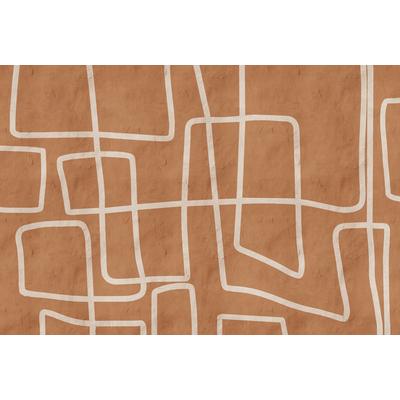 Fototapete LIVING WALLS "Walls by Patel Serengeti", orange, B:4,00m L:2,7m, Vlies, Tapeten, Vlies, Wand
