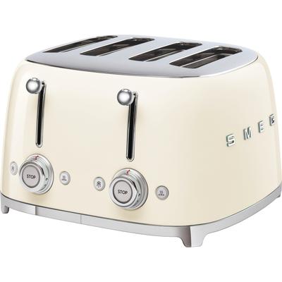 SMEG Toaster "TSF03CREU", beige (cremefarben), B:33cm H:20cm T:30cm, Toaster Image