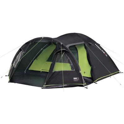 Kuppelzelt HIGH PEAK "Mesos 4", bunt (dunkelgrau, grün), Zelte, B/H/L: 250cm x 135cm x 360cm, B:250cm H:135cm L:360cm