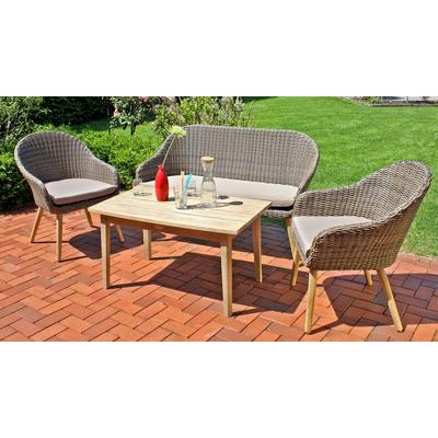 Gartenlounge-Set GARDEN PLEASURE "PUEBLO" Sitzmöbel-Sets beige