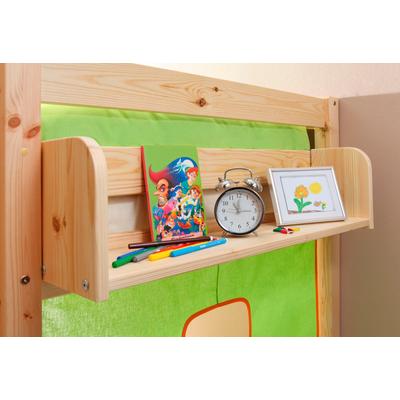 Kinderregal TICAA, beige (kiefer massiv natur), B:80cm H:22cm T:17cm, Massivholz, FSC-zertifizierter Holzwerkstoff, Regale, Anbauregal in verschiedenen Breiten, Kiefer Image