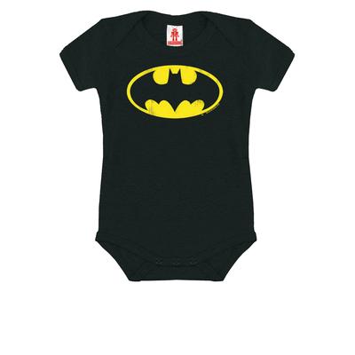 Body LOGOSHIRT "DC - Batman" Gr. 98, EURO-Größen, schwarz Baby Bodies mit lizenziertem Print