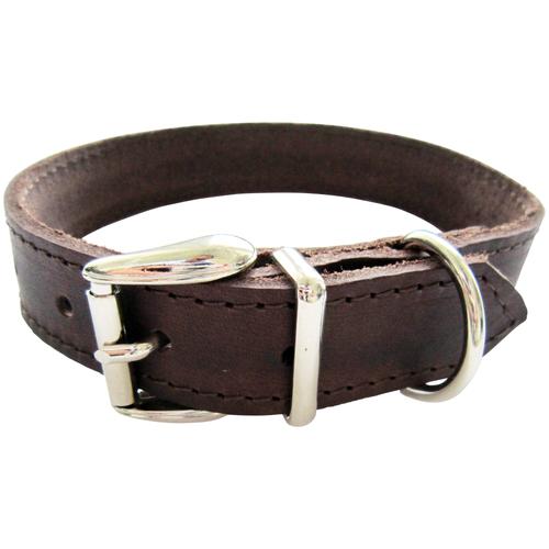 HEIM Hunde-Halsband Tier-Halsbänder Länge: 50 cm Gr. 36 cm - 50 cm, braun Hundehalsbänder