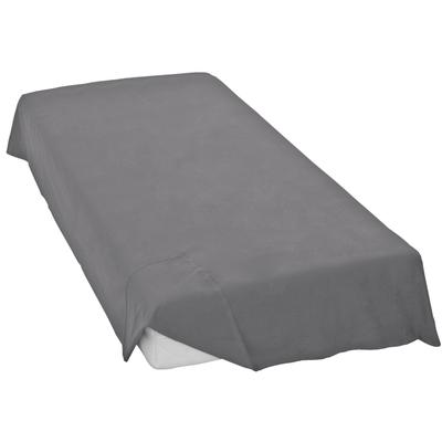 Betttuch CINDERELLA "Renforcé-Haustuch", grau (anthrazit), B:240cm L:260cm, Renforcu00e9, Obermaterial: 100% Baumwolle, Laken, ohne Gummizug Image