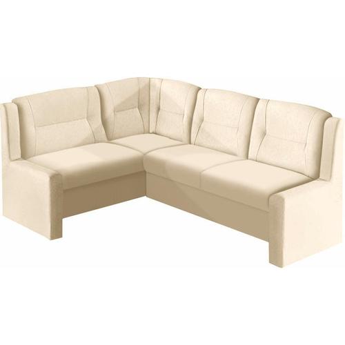 "Eckbank MAX WINZER ""Noah"" Sitzbänke Gr. B/H/T: 180 cm x 89 cm x 140 cm, Kunstleder, Eckbank klein-Langer Schenkel rechts, beige Eckbank Küchenbank Sitzbank Eckbänke Sitzbänke"