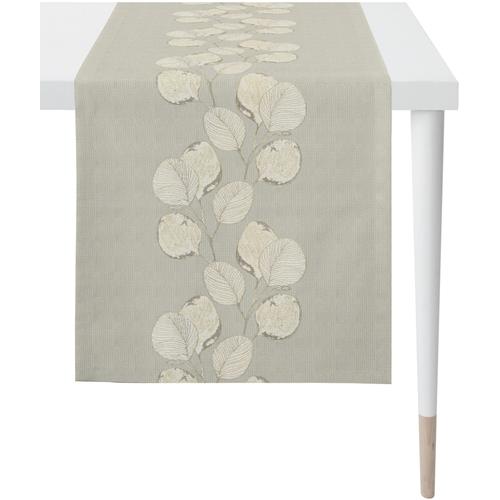 „Tischläufer APELT „“2717 LOFT STYLE, Jacquard““ Tischdecken Gr. B/L: 48 cm x 140 cm, 1 St., beige (beige, natur) Tischläufer“