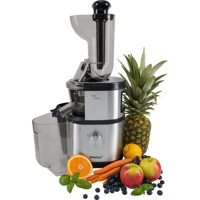 STEBA Slow Juicer "Slow-Juicer E 400", grau (edelstahl), B:25cm H:56cm T:18cm, Entsafter, schonend kaltes Pressverfahren Image
