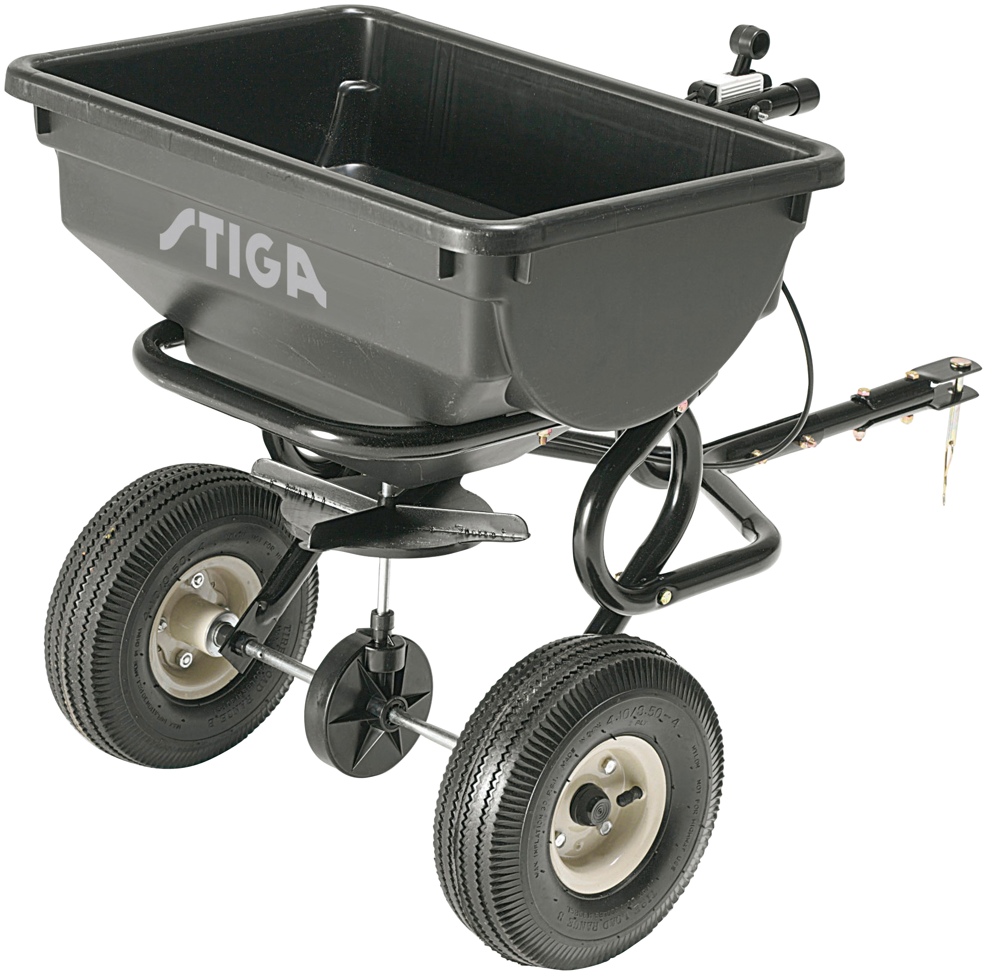 Streuanhänger ALPINA-GARDEN, schwarz, KFZ-Anhänger