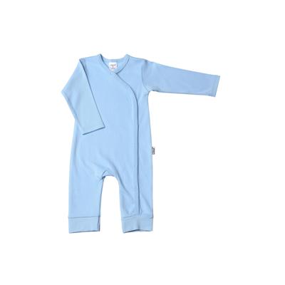 Strampler LILIPUT Gr. 74/80, EURO-Größen, blau (hellblau) Baby Overalls mit Druckknöpfen