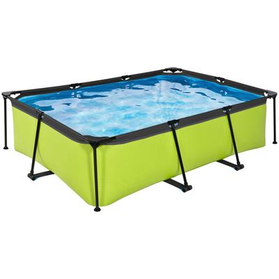 Framepool EXIT, grün, B:150cm H:65cm L:220cm, Schwimmbecken, BxLxH: 150x220x65 cm, mit Kartuschenfilter Image