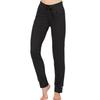Sweathose TRIGEMA "TRIGEMA Jogginghose in leichter Sweat-Qualität", Damen, Gr. L, US-Größen, schwarz, 50% Baumwolle, 50% Polyester, sportlich, Hosen