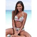 Push-Up-Bikini-Top S.OLIVER "Azalea" Gr. 40, Cup B, rosa (rose, bedruckt) Damen Bikini-Oberteile Ocean Blue